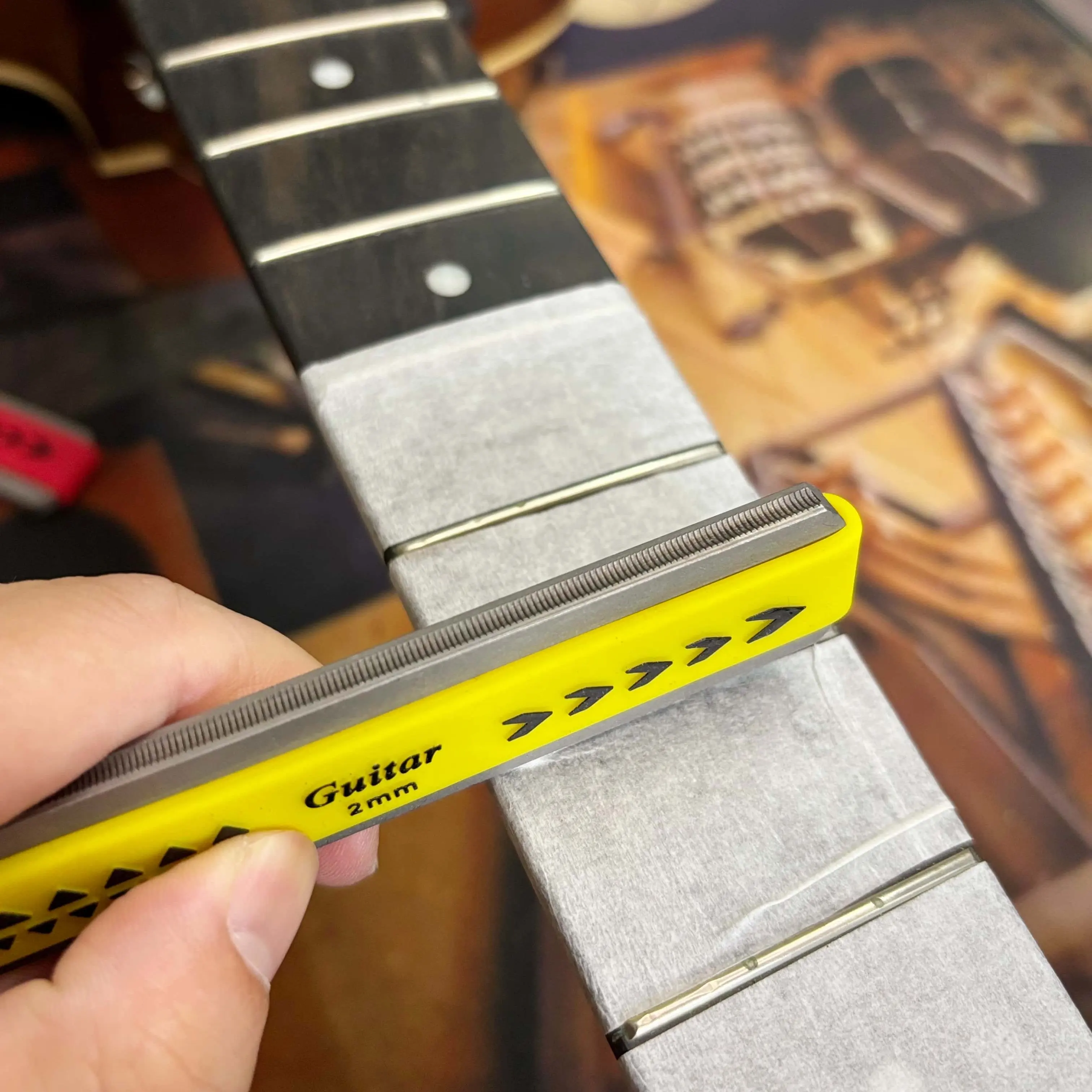 Ukulele Beginner Kit - Lima per corone tasti per chitarra