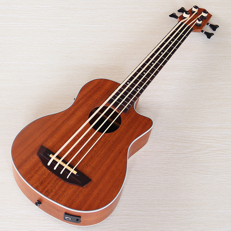 Ukulele Beginner Kit - Ukulele Basso Elettrico Fretless e Fretted