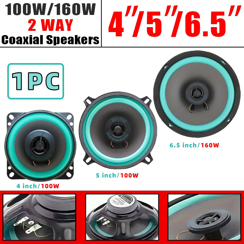 Audio Universal Music - 1PC 4/5/6 pollici altoparlanti per auto