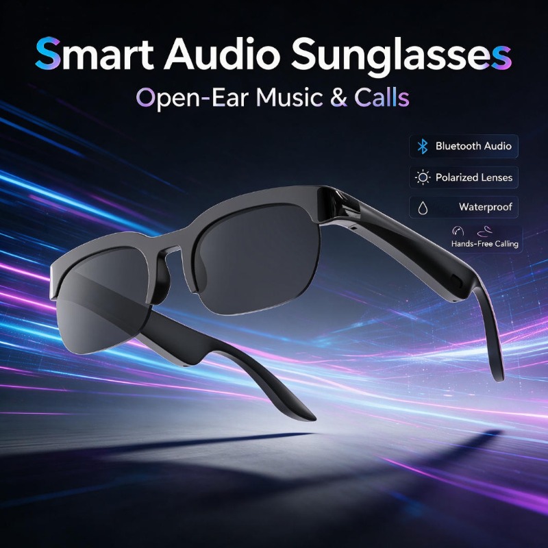 Audio Music Bluetooth - Occhiali da Sole Smart Audio con