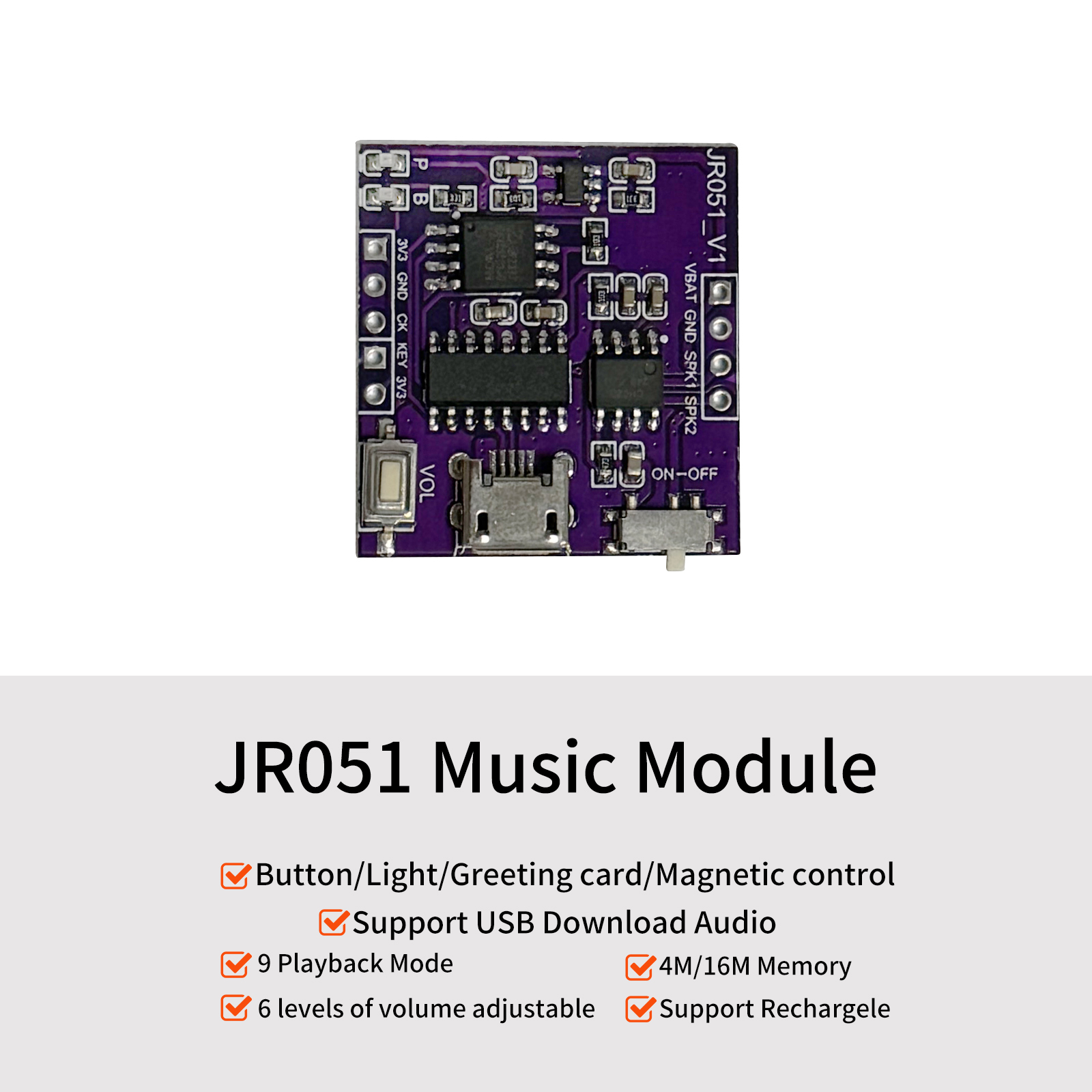 Download Audio Music Player - Modulo audio musicale Download USB amplificatore