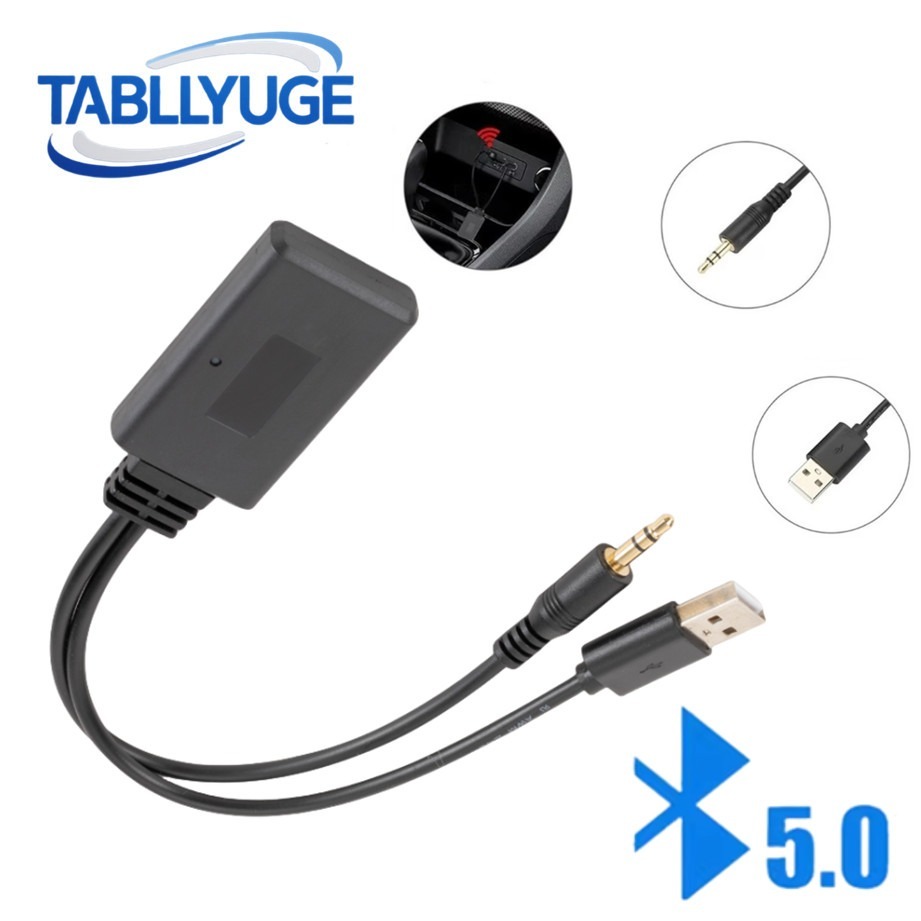 Audio Universal Music - Adattatore audio Bluetooth Aux Cavo ricevitore