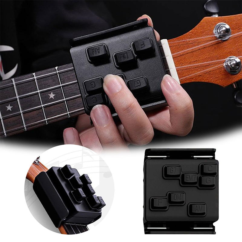 Ukulele Beginner Kit - Pressa per accordi per ukulele aerodinamica