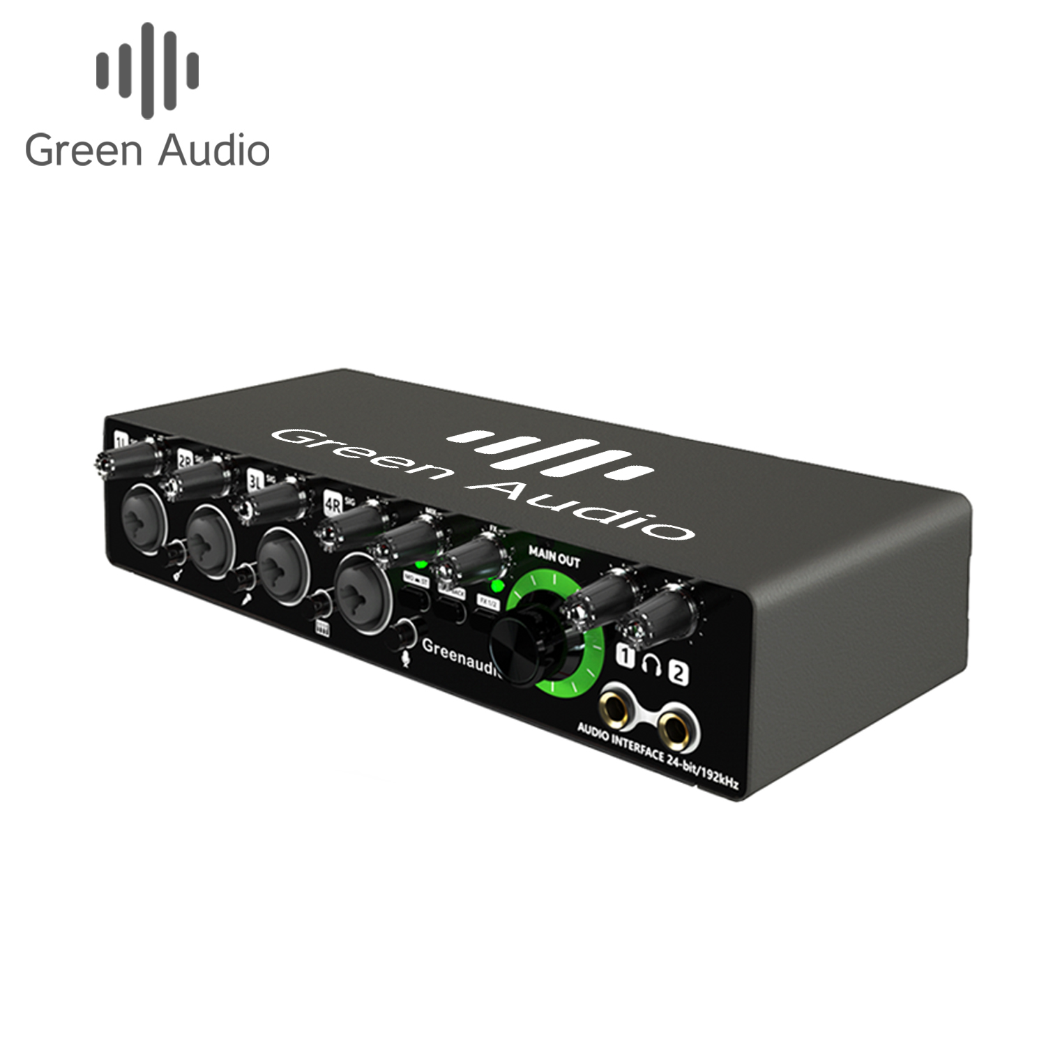 Audio Interface Usb - GAX-MD44 Interfaccia Audio USB Verde con