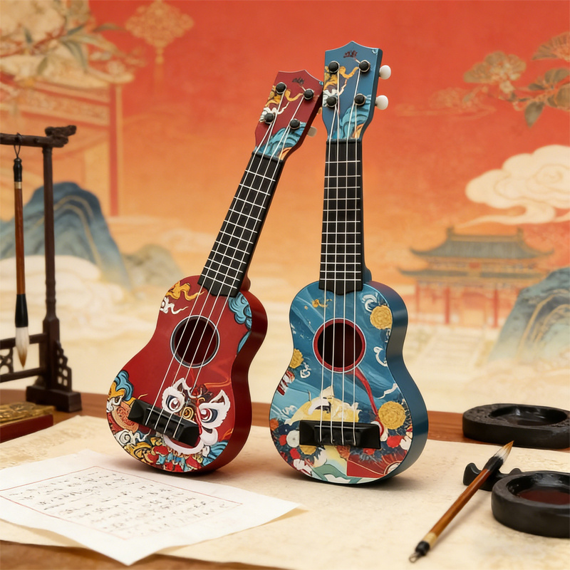 Ukulele Beginner Kit - Mini Ukulele da 17,5 Pollici, Kit