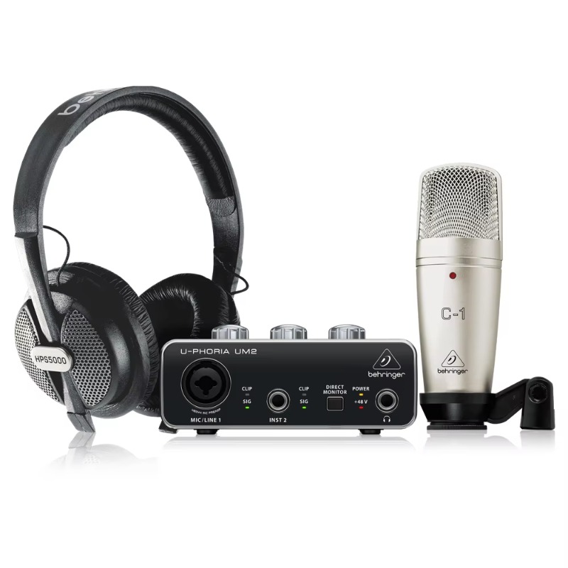 Audio Interface Usb - Behringer U-Phoria Studio: Bundle Completo per