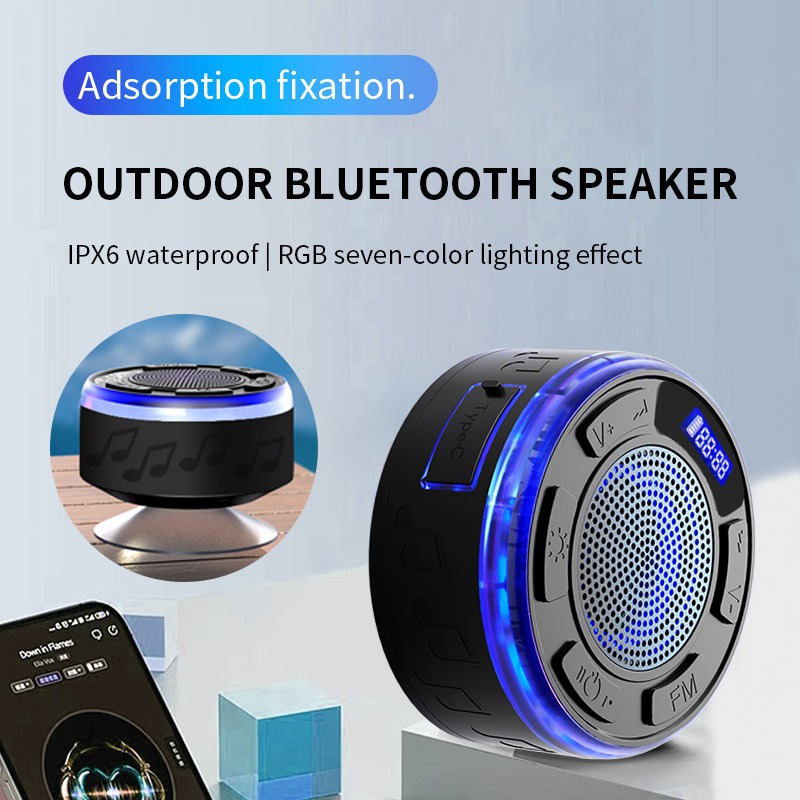 Apple Music Audio Quality - Altoparlante Bluetooth wireless impermeabile da bagno
