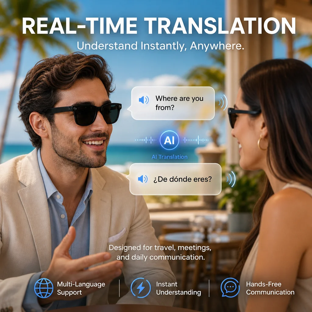 Nuovi Occhiali con Fotocamera  - Audio Music Ai recensione e prezzo