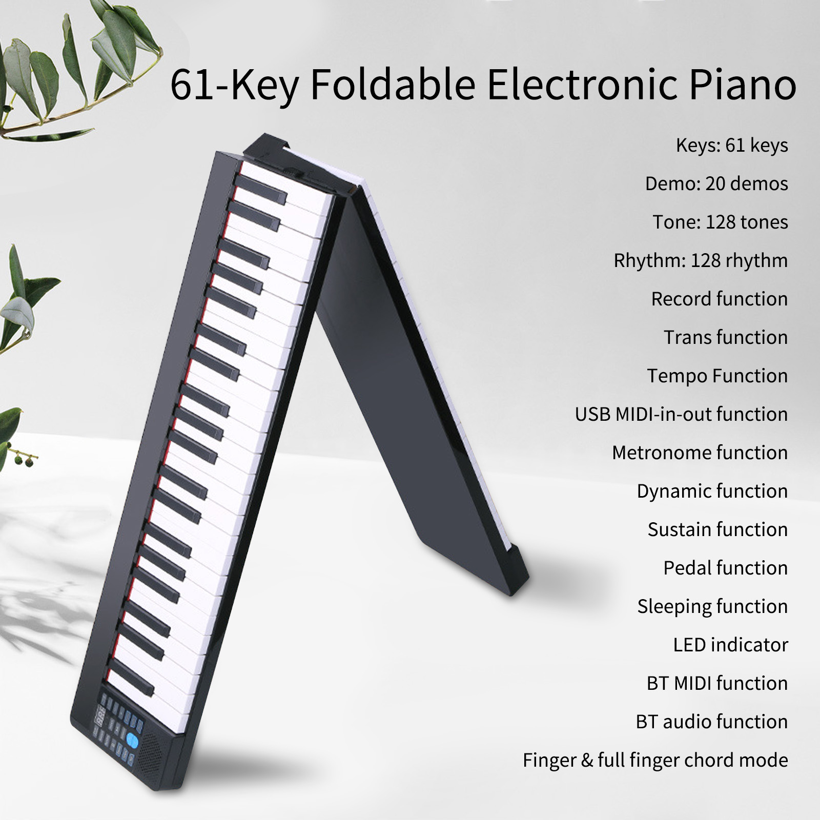 Pianoforte elettronico pieghev - Keyboard Piano 61 Key recensione e prezzo