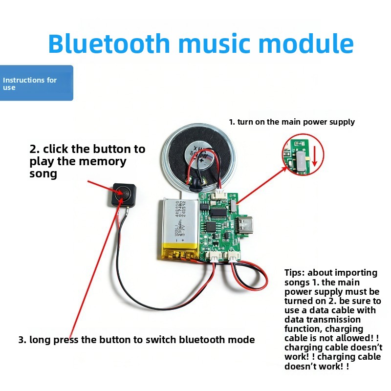 Modulo Audio Wireless Ricarica - Download Audio Music Player recensione e prezzo