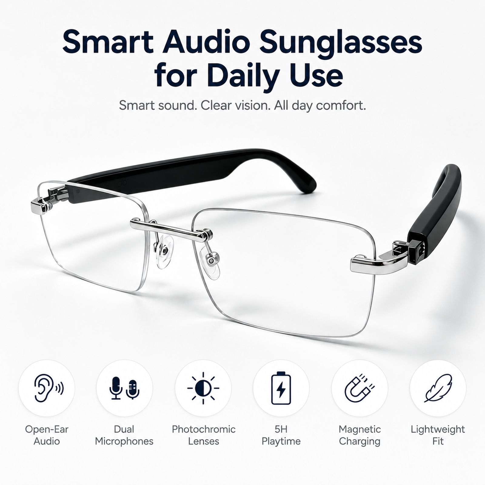 Occhiali da Sole Smart Bluetoo - Audio Music Bluetooth recensione e prezzo