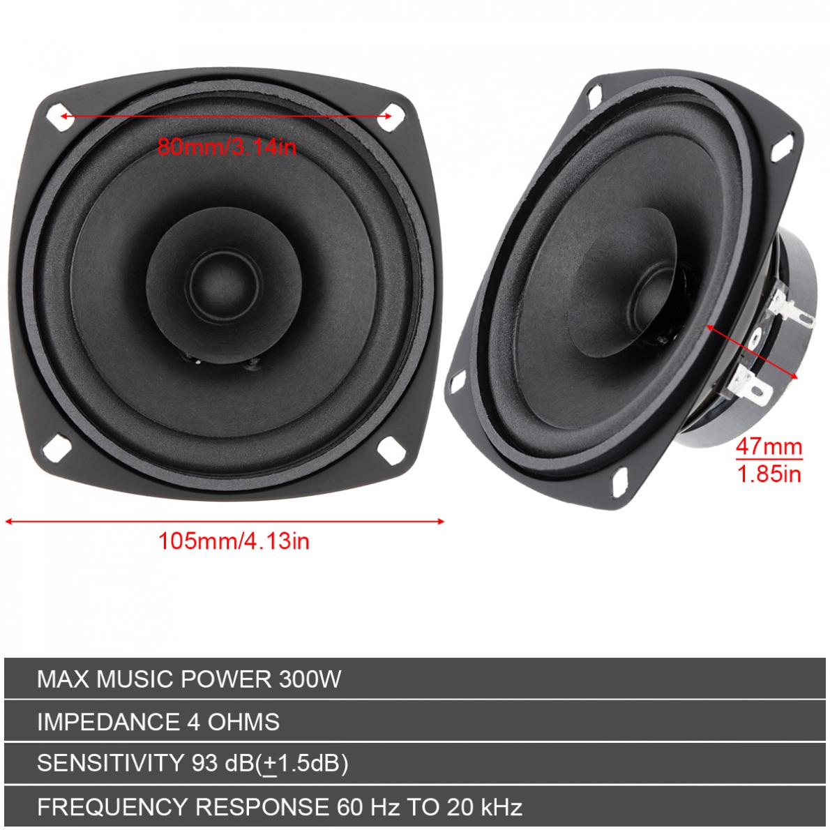 1 pezzo 4 pollici 12V 300W uni - Audio Universal Music recensione e prezzo