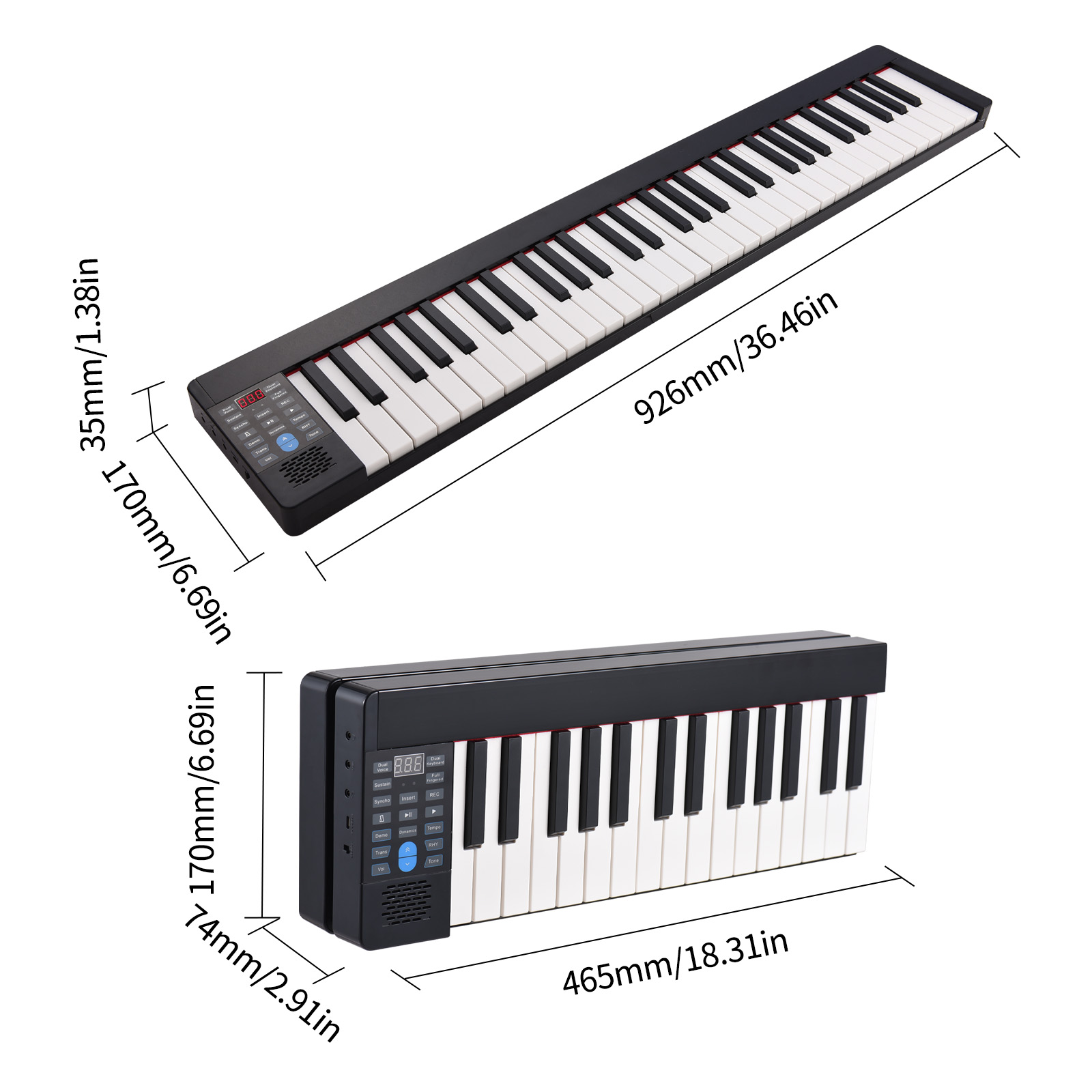 Pianoforte Elettronico Pieghev - Keyboard Piano 61 Key recensione e prezzo