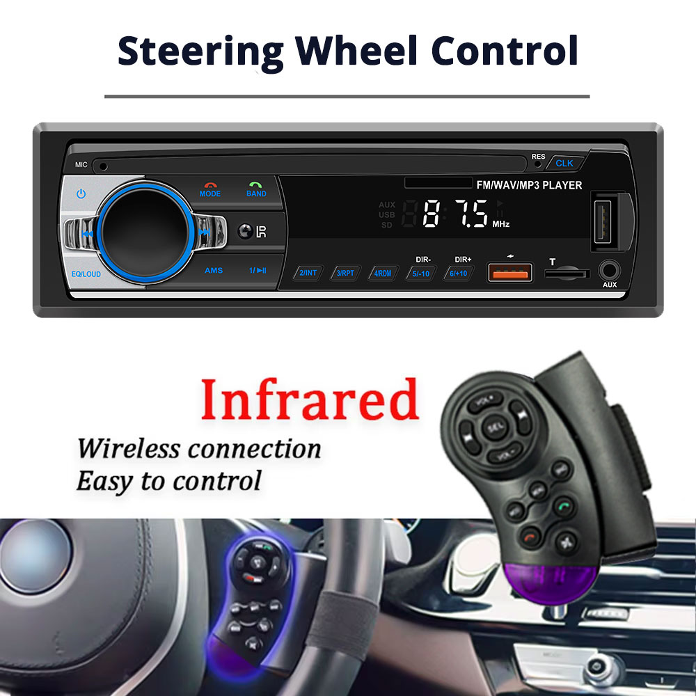 Autoradio 1Din Lettore MP3 Blu - Audio Universal Music recensione e prezzo