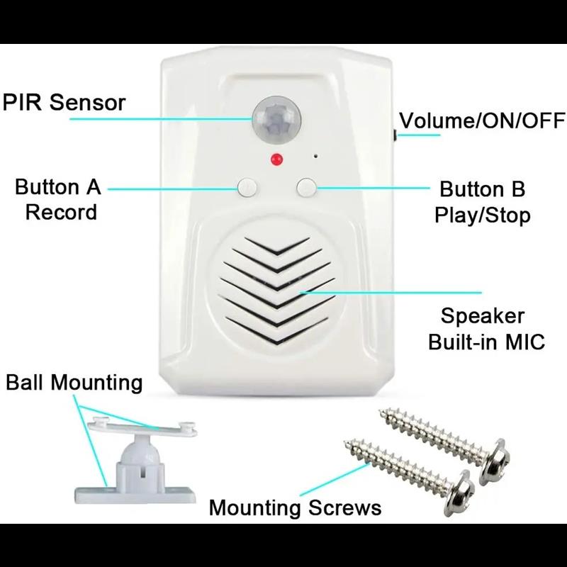 Mini sensore di movimento PIR  - Download Audio Music Player recensione e prezzo